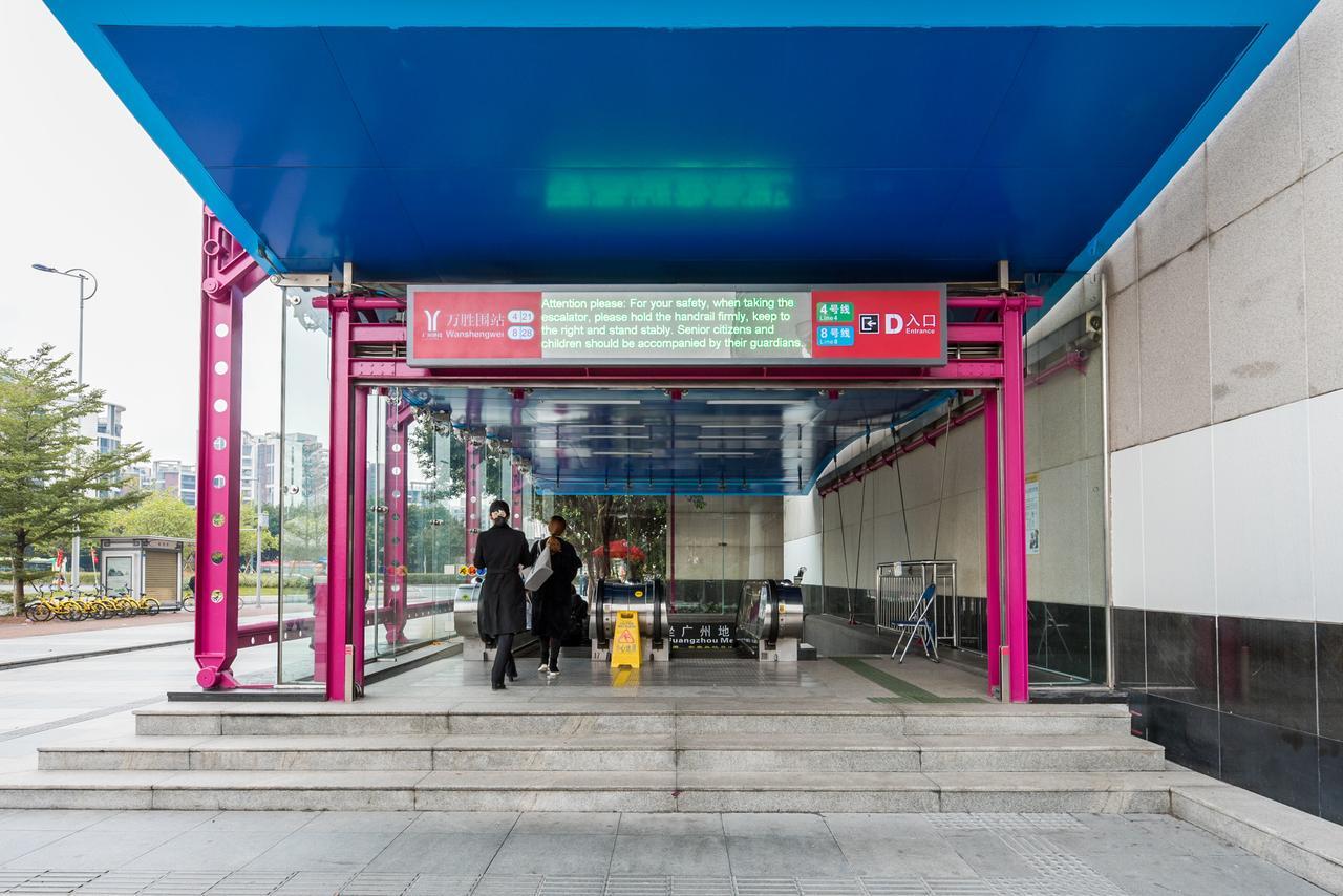 Guangzhou Hua Ji Apartment Pazhou Expo Branch ภายนอก รูปภาพ